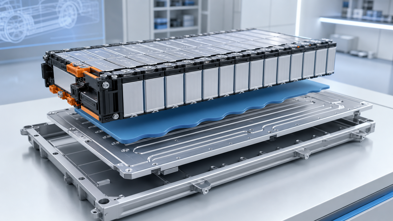 EV battery thermal interface material for battery thermal management
